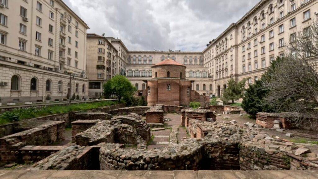 ソフィアの中心にある、古代ローマ都市セルディカの遺跡