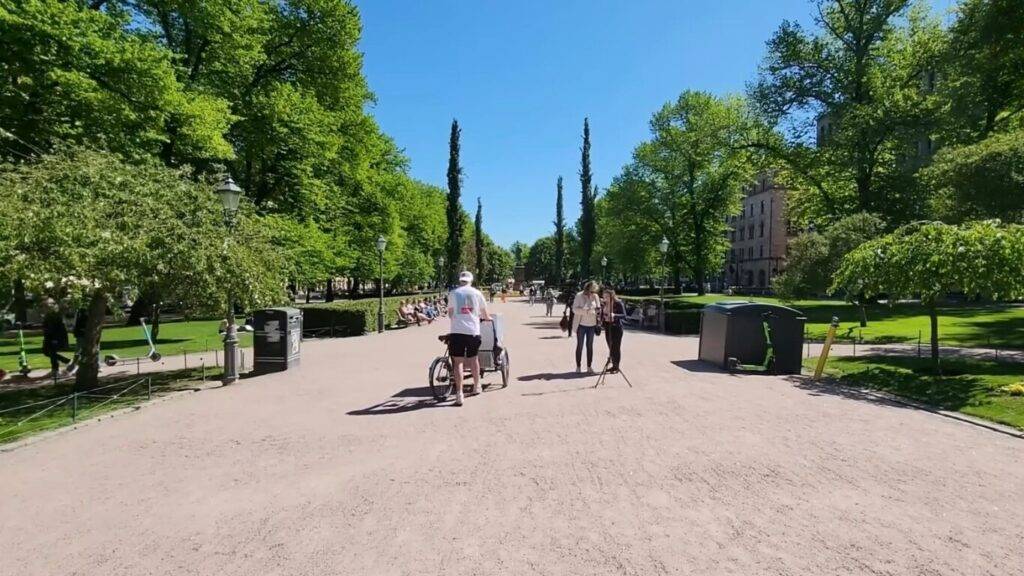 ヘルシンキ:エスプラナーディ公園