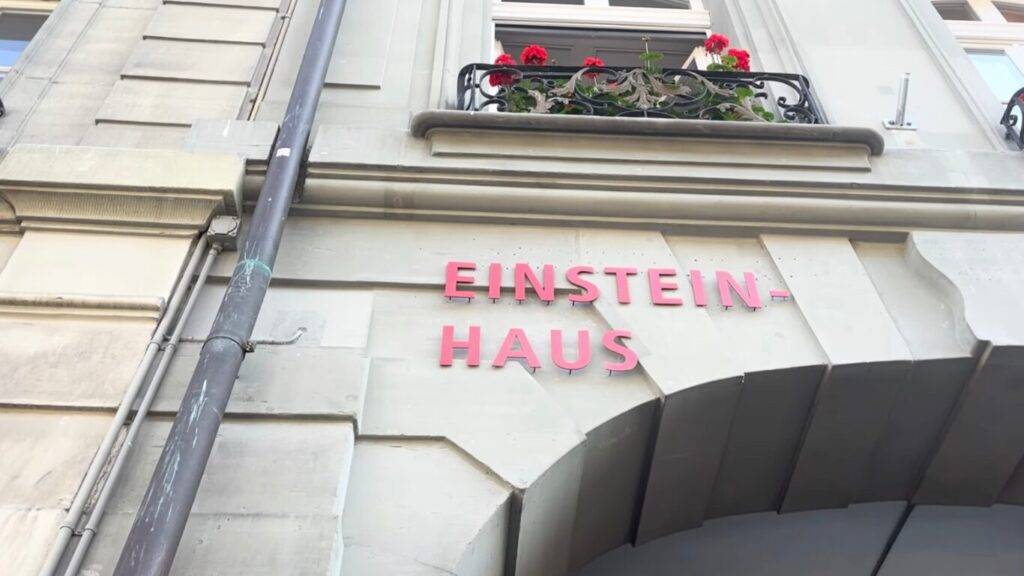 スイスの首都ベルン、Einsteinhaus(アインシュタイン・ハウス)