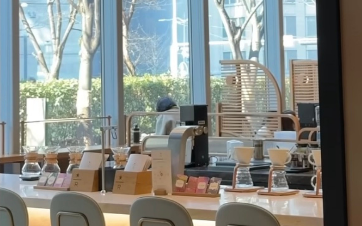 Starbucks店内